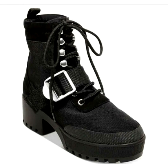 Steve Madden Combat Boots - Picture 1 of 9